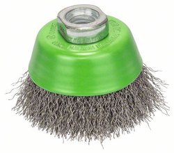 Szczotka garnkowa, drut falisty, 0,3 mm, 65 mm, 12500 U/ min, M 14 Bosch Accessories N/A N/A 2608622061 1 szt.
