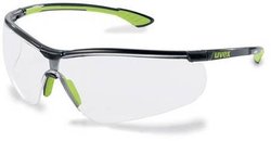 uvex sportstyle 9193265 Okulary ochronne z ochroną UV zielony, czarny EN 166, EN 170 DIN 166, DIN 170