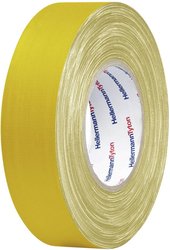 Taśma materiałowa HellermannTyton HelaTape Tex 712-00202 HTAPE-TEX-YE-19X10 (D x S) 10 m x 19 mm 10 m 1 szt.