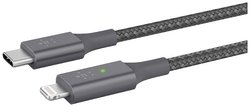 Kabel PARAPROJECT ze złączem USB-C® na Lightning® z wyświetlaczem LED, 1,2 m Kabel do ładowania Parat PARAPROJECT® USB-C® - Lightning® Connector