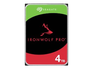 Seagate IronWolf Pro 4 TB  Dysk twardy wewnętrzny, 3,5'' (8,9 cm) SATA III ST4000NT001 Opakowanie zastępcze