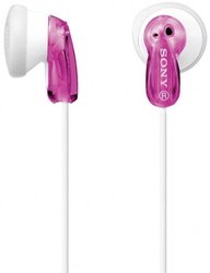 Słuchawki In Ear In Ear Sony MDR-E9LPP.AE, 104 dB, 18 - 22.000 Hz, Wtyk mini jack stereo, kształt litery L, różowy