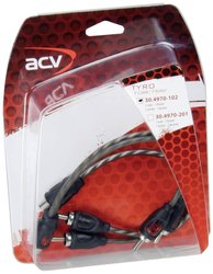 ACV 30.4970-102 Kabel cinch 0.3 m [1x złącze żeńskie RCA/cinch - 2x złącze męskie RCA/cinch]