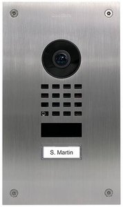 Wideodomofon DoorBird IP D1101UV, aktualizacja dla D201/D202, stal nierdzewna V2A, szczotkowana, 1 przycisk wywołania DoorBird D1101UV Upgrade  Wideodomofon IP LAN Jednostka zewnętrzna  stal szlachetna V2A (szczotkowana)