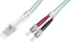 Kabel światłowodowy Digitus DK-2531-01/3, złącze męskie LC, złącze męskie ST, 1.00 m