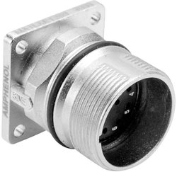 Złącze męskie urządzenia, kołnierz pinowe M23A (styki), 1 szt.