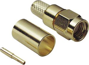 Złącze SMA odwrócone TRU COMPONENTS  1579297 złącze męskie proste  1 szt.