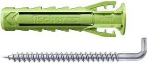 Kotwa rozporowa fischer SX Plus Green 6 x 30 WH z hakiem kątowym Kołek ekspansywny Fischer SX Plus Green 567871 6 mm 8 szt.