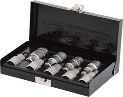 Zestaw bitów nasadowych 1/2",, gniazdo sześciokątne, krótkie, 9-cz Zestaw kluczy nasadowych KS Tools 911.1321 911.1321