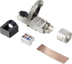 Złącze męskie RJ45 Renkforce RF-4495306, CAT 8.1, 1 szt.