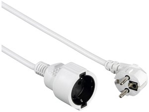 Przedłużacz Z Uziemieniem „Profi”, 10 M, Biały przedłużacz Hama 00047867, 10.00 m