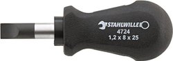 Wkrętak płaski Stahlwille 4724 2 1,0X5,5X 25 VERGASERSCHRAUBENDREHER 47241060