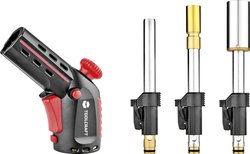 TOOLCRAFT Zestaw narzędzi lutowniczych 4-częściowy Zestaw lutowniczy do miękkich i twardych prac lutowniczych  1500 °C