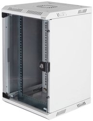 Szafa sieciowa DIGITUS 10'' / 19'' do montażu naściennego, 10U / 5U, kombinowana obudowa naścienna, kolor szary (RAL 7035) Obudowa ścienna Digitus DN-1019 DN-1019, 1 szt.