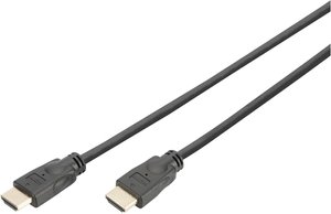 Kabel HDMI Digitus DK-330123-020-S DK-330123-020-S, kanał powrotny audio, ekranowany, kompatybilny z HDMI, HDMI High Speed, HDMI High Speed z Ethernet, standard HDMI, HDMI 4K, HDMI 4K z Internetem, 2.00 m