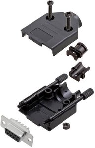 Zestaw listew żeńskich D-Sub TRU COMPONENTS TCDTPKP09DBSK 7709164, rzędy: 2, styki: 9, 180 °, 1 szt.