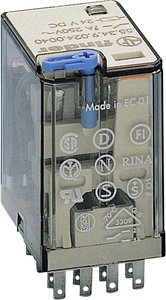 Przekaźnik wtykowy Finder 55.34.9.024.0070 55.34.9.024.0070, monostabilny, 1 cewka, 250 V/AC, 7 A, 1 szt.