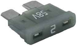 Bezpiecznik nożowy samochodowy Hansor ATP-M02, 58 V, 2 A, 1 szt.