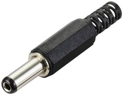 Złącze niskonatężeniowe TRU COMPONENTS  złącze męskie proste 5.5 mm 2.1 mm 1 szt.