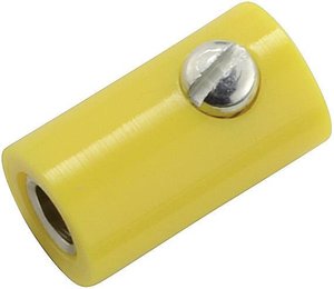 Złącze miniaturowe SKS Hirschmann, O 2.6 mm, 6 A, żółte