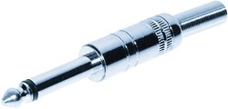 Złącze męskie jack 6,35 mm TRU COMPONENTS 1559788, CuZn, niklowany, złącze męskie proste, 1 szt.