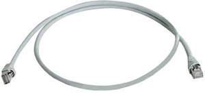 Kabel LAN Telegärtner L00004A0054, 7.5 m, RJ45, CAT 6a, S/FTP, 7.50 m, szary