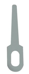 Wtyki płaskie lutowane 1018.68, 1.3x11.3 mm, 100 szt.