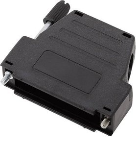 Obudowa złącza D-SUB encitech DSSK-P-25-L-K 6260-0107-03, 180 °, 45 °, 1 szt.