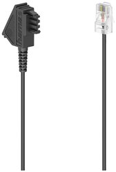 DSL kabel Hama DSL-Box-Kabel, TAE-F-Stecker - Modular-Stecker 8p2c, 3 m, Schwarz 00201112, 1 szt.