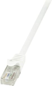 Kabel LAN LogiLink CP2071U, 1 szt., RJ45, CAT 6, U/UTP, 5.00 m, biały