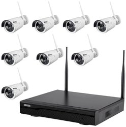Inkovideo INKO-8-2M in82m8 WLAN IP-Zestaw monitorujący 8-kanałowy z 8 kamerami 1920 x 1080 px