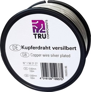 Drut miedziany TRU COMPONENTS 1516004/90 1562122, 90 m