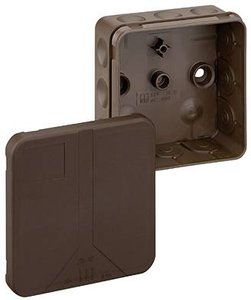 Puszka instalacyjna Spelsberg 2K-12-L/br, IP55, (D x S x W) 85 x 85 x 37 mm, 1 szt.