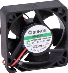 Wentylator osiowy Sunon MF30101V21000UA99, 12 V/DC, 7.81 m³/h, (D x S x W) 30 x 30 x 10 mm