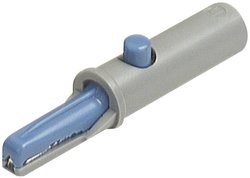 Zacisk krokodylowy SKS Hirschmann AK 10 930126102 Maksymalny zakres zacisku: 6 mm Długość: 53 mm niebieski 1 szt.