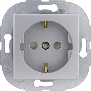Gniazdo elektryczne REV 0236020700, srebrny
