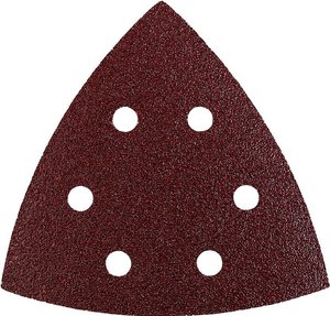 Trójkąty szlifierskie QUICK-STICK, DREWNO I METAL, elektrokorund, 105 mm, ziarnistość 60 Papier ścierny delta kwb  492706  5 szt.