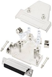 Zestaw listew żeńskich D-Sub TRU COMPONENTS TCTRIM25HDS44K 7708932, rzędy: 3, styki: 44, 180 °, 1 szt.