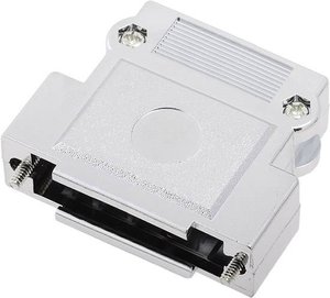 Obudowa złącza D-SUB encitech DFCK 25-M-K 1520-0105-03, tworzywo sztuczne, metalizowane, 180 °, 1 szt.