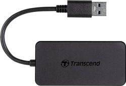 Hub ze złączem USB typu A, USB 3.1 Gen1 Transcend HUB2K Hub USB 3.2 Gen 1 Transcend TS-HUB2K czarny