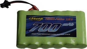 Pakiet akumulatorów (NiMH) 7.2 V 700 mAh  Carson Modellsport  JST