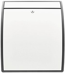 Skrzynka pocztowa Burg Wächter 34430 TURN 4941 ANT/W tworzywo sztuczne antracytowy, biały z zamkiem kluczykowym