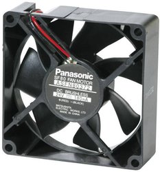 Wentylator osiowy Panasonic ASFN84391, 12 V/DC, 40.8 m³/h, (D x S x W) 80 x 80 x 25 mm