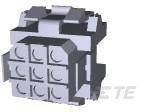 Obudowa złącza pin męskiego na kabel TE Connectivity 207439-1 207439-1, wire-to-board, piny: 9, 1 szt.