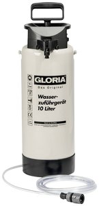 Urządzenie wodociągowe GLORIA typ 10  Zbiornik ciśnieniowy na wodę o pojemności 10 l wykonany z tworzywa sztucznego Jednostka zaopatrzenia w wodę Gloria Haus und Garten Typ 10