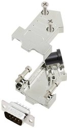 Zestaw listew męskich D-Sub TRU COMPONENTS TCD45NT09MDMPK 7709864, rzędy: 2, styki: 9, 45 °, 1 szt.