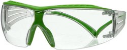 3M SecureFit SF401XSGAF-GRN Okulary ochronne z zabezpieczeniem przeciw zaparowaniu zielony