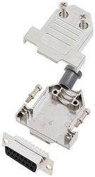 Zestaw listew żeńskich D-Sub TRU COMPONENTS TCDTNT15MDBSK 7708432, rzędy: 2, styki: 15, 180 °, 1 szt.