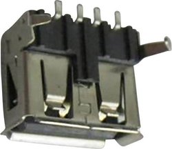 Gniazdo do zabudowy USB A Connfly DS1095-BNM0, 1 szt.