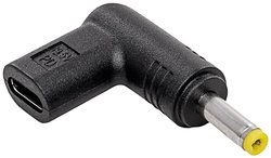 Adapter do laptopa AK-ND-C04 USB-C / 4,0 x 1,7 mm USB-C Adapter Akyga  100 W 5 A